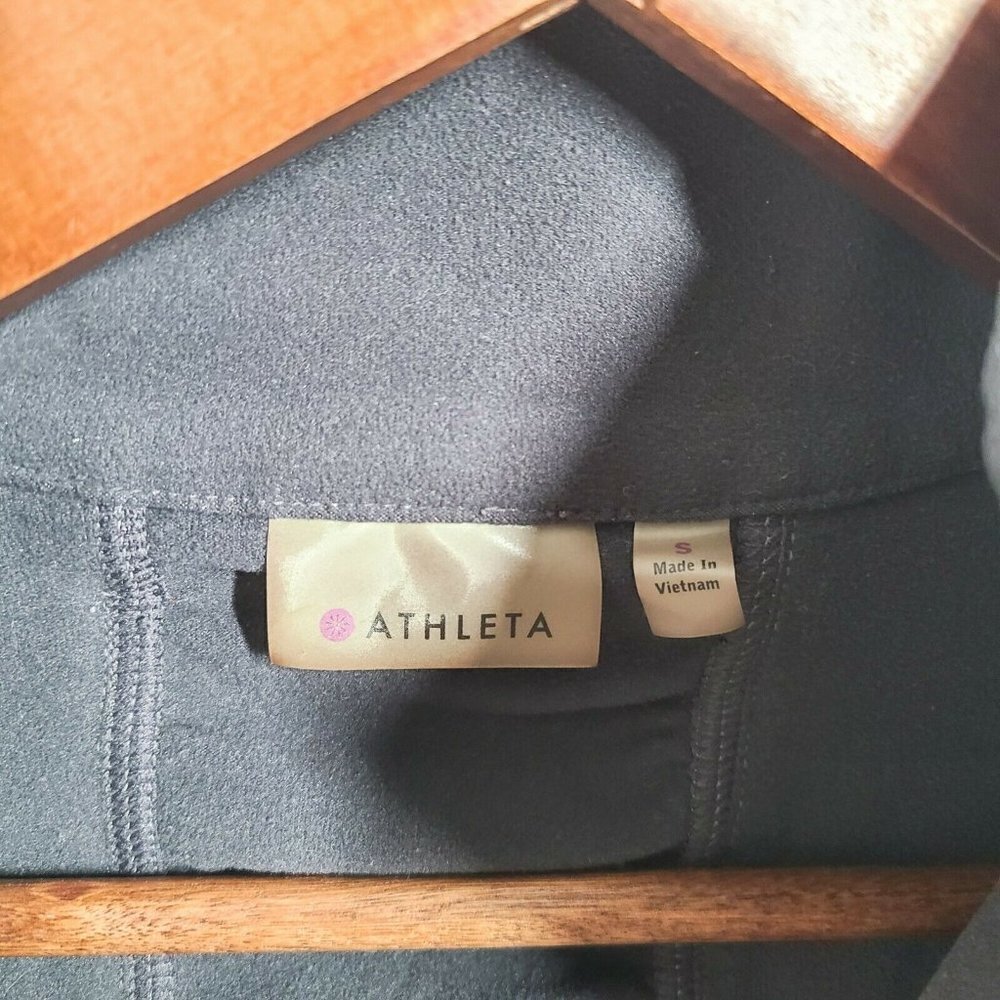 Athleta Women's Athletic Jacket Lightweight Pullover Quarter Zip Gray Size Small - Picture 7 of 9